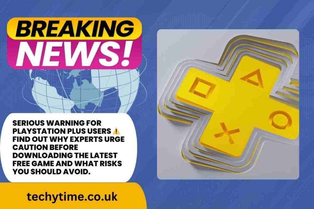 Warning for PlayStation Plus Users